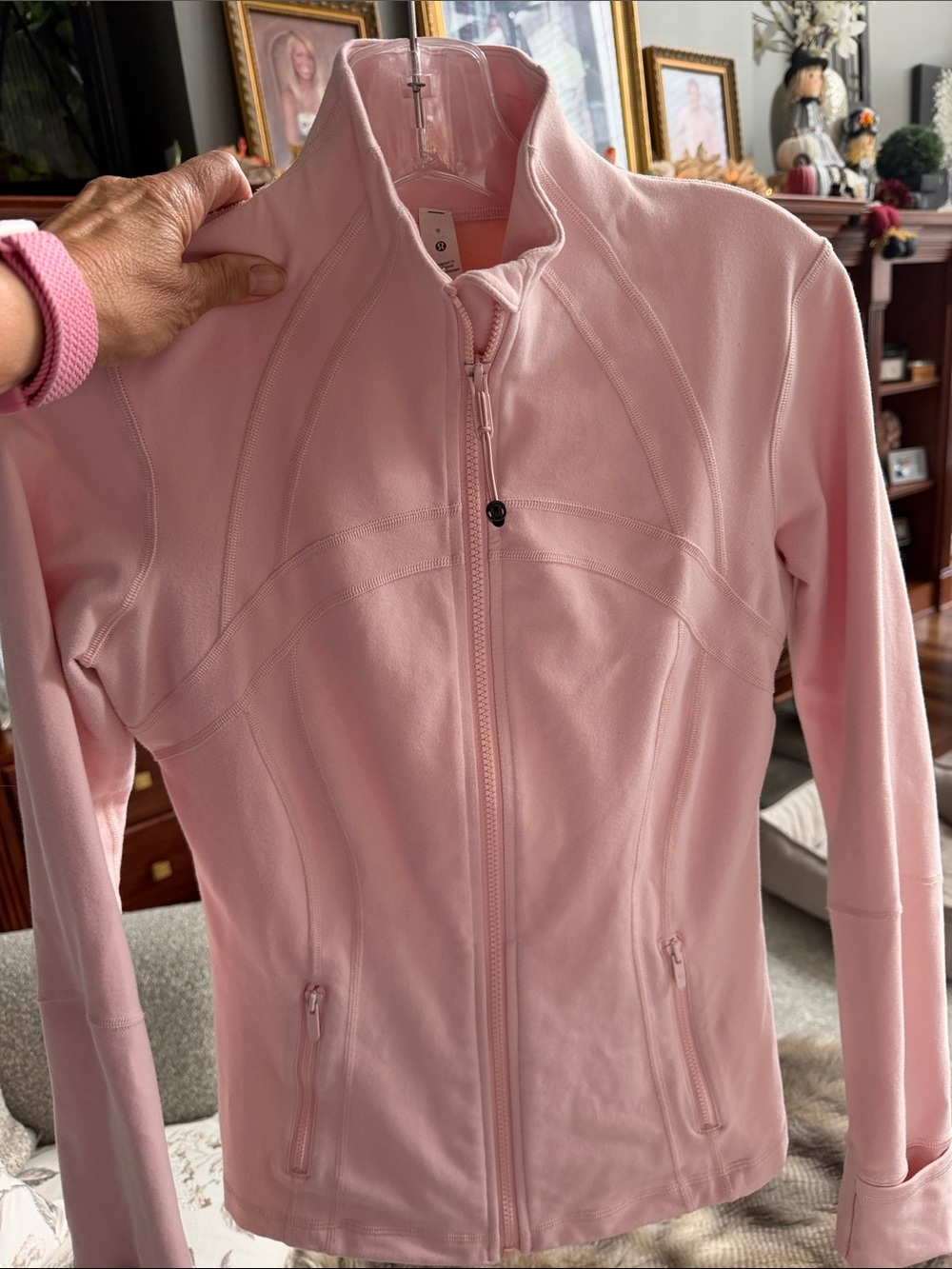 Lululemon Women’s Pink Full-Zip Jacket - Lightweight Active Layer